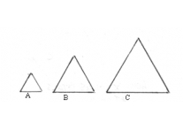 triangle set of 3 - 667